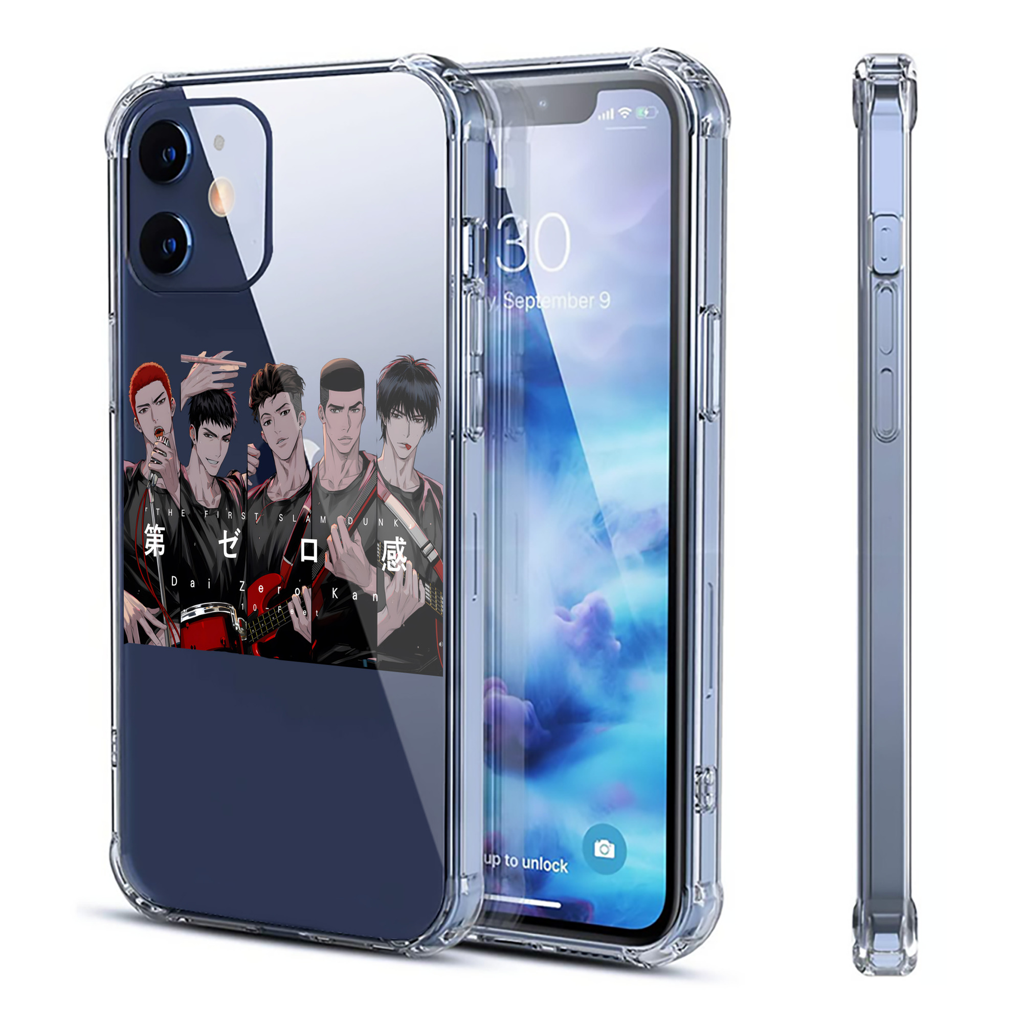 （画像用） SLAM DUNK／スラムダンク 【iPhone 12シリーズ対応】透明スマホケース（クリアソフトケース）